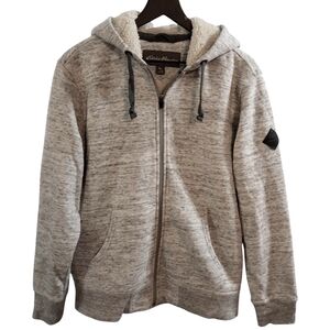 Eddie Bauer Sherpa Lined Zip Up Shacket Size Medium